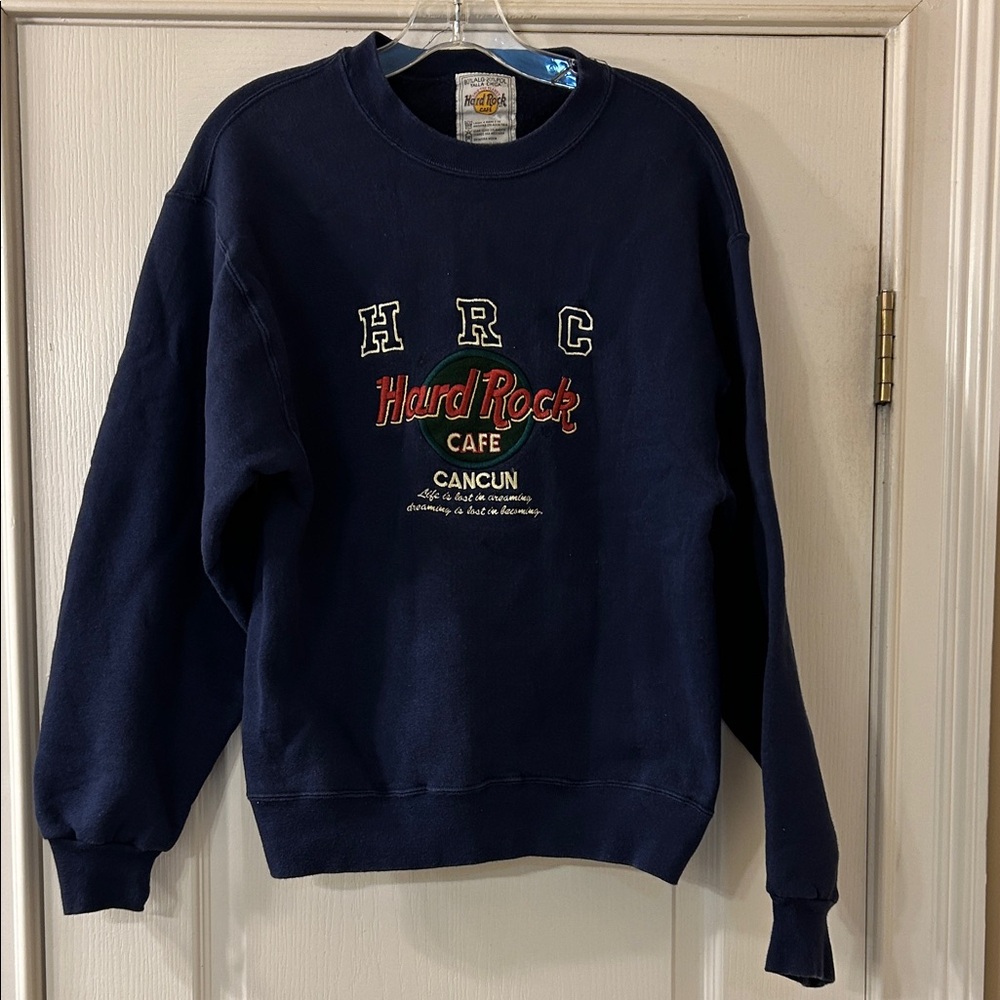 Hard Rock Cafe Boy’s Small Dark Blue Sweatshirt